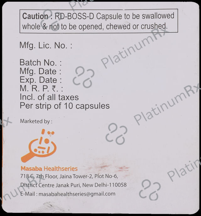 RD Boss D 30mg/40mg Capsule SR