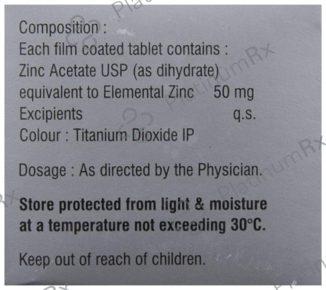 Zinconia 50mg Tablet 10s