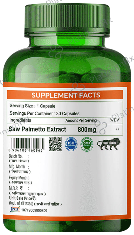 Divya Himalayan Premium Saw Plametto Capsule