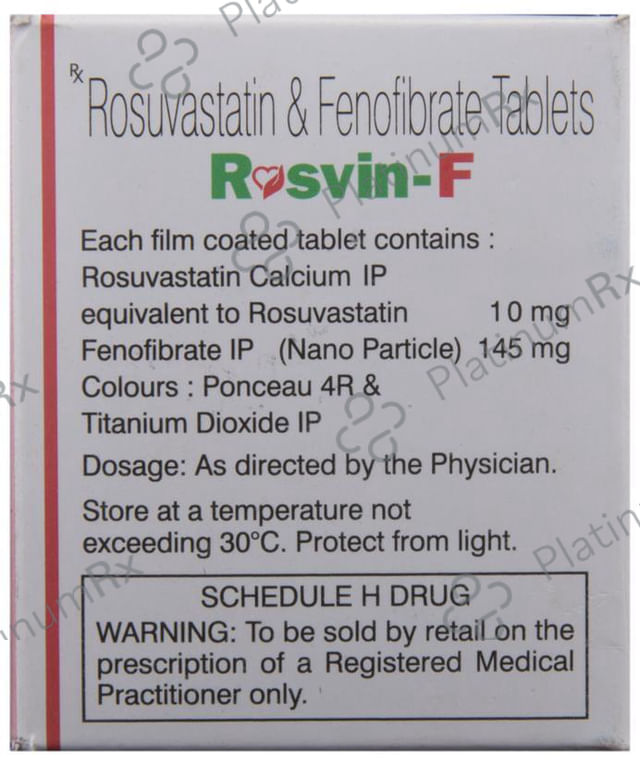 Rosvin F 145/10mg Tablet 10s
