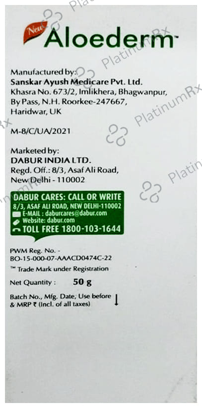 Aloederm Skin Cream 50gm