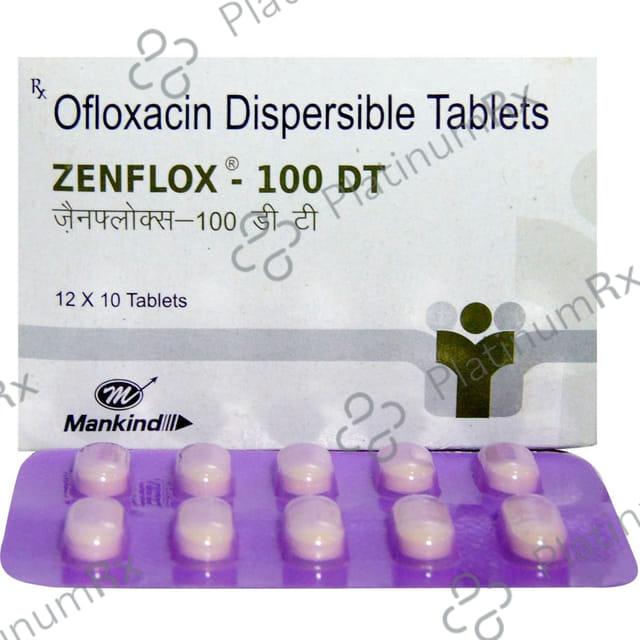 Zenflox 100mg Tablet DT 10s