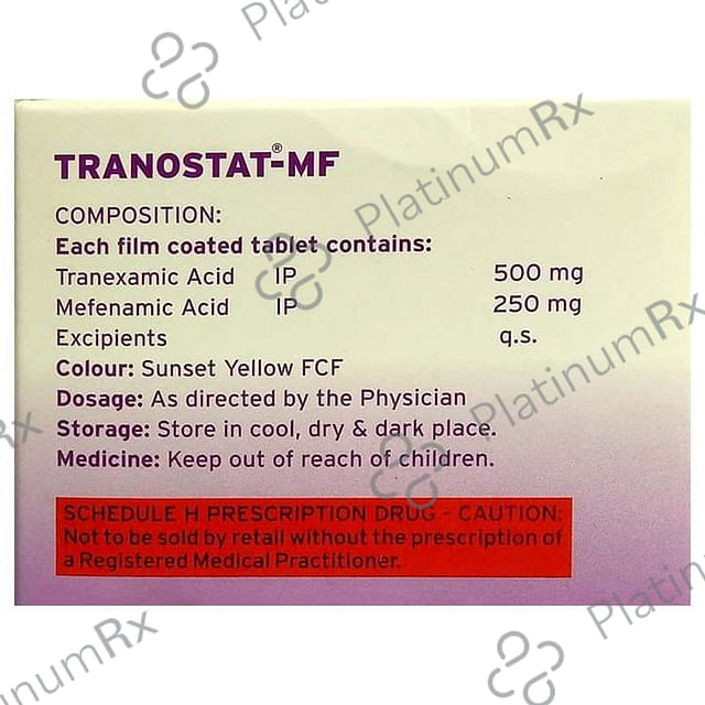 Tranostat MF 250/500mg Tablet 10s