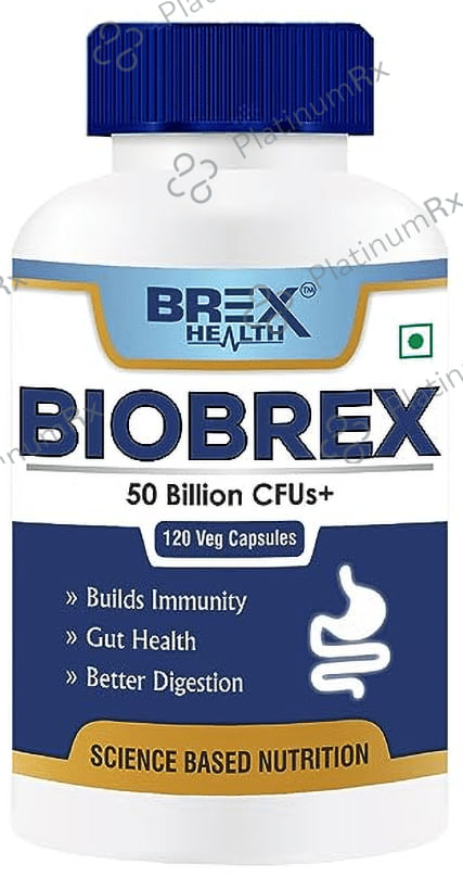 Brex Health Biobrex Veg Capsule 120s