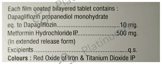 Diaxig M 10/500mg Tablet 3s