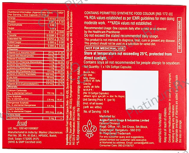 Anglovit Soft Gelatin Capsule