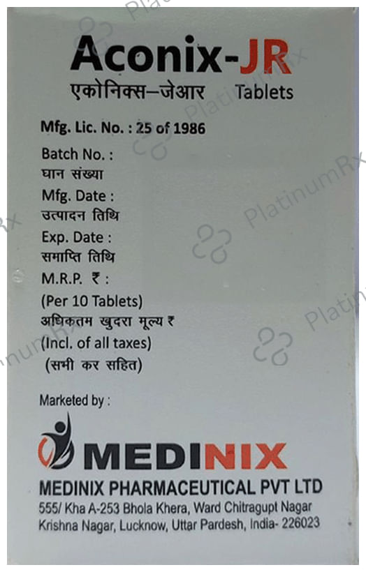 Aconix JR 50/250mg Tablet DT 10s