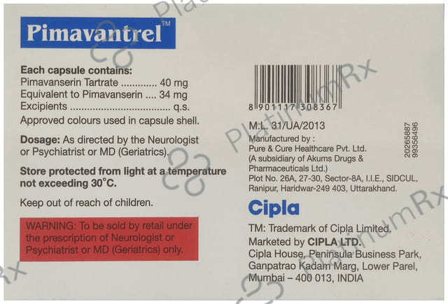 Pimavantrel Capsule 10s