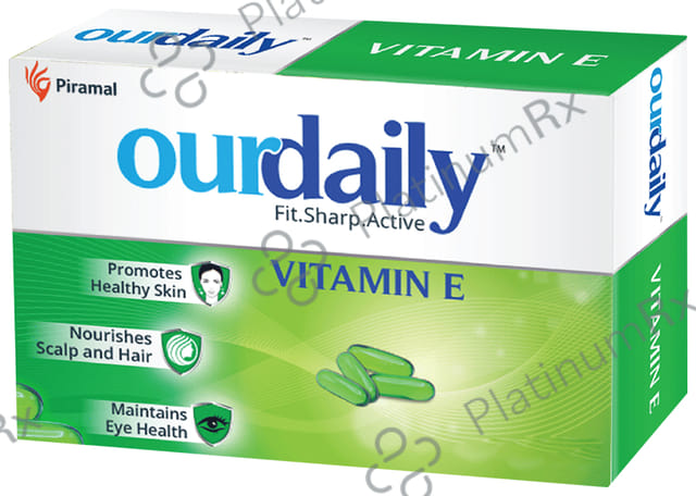 OurDaily Vitamin E 400mg Soft Gelatin Capsule 10s