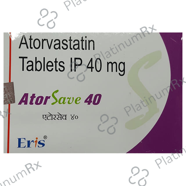 Atorsave 40mg Tablet 15s