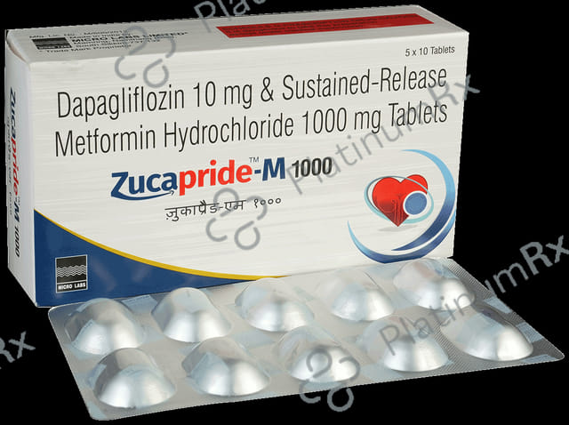 Zucapride M 10/1000mg Tablet SR 10s
