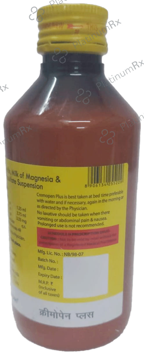 Cremopen Plus Oral Suspension Delicious Mint Flavour Sugar Free 170ml