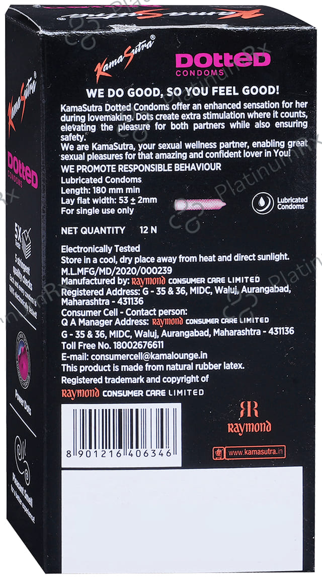 KamaSutra Dotted Condom 12s