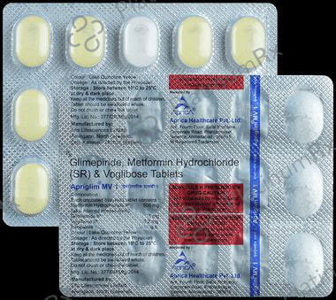 Apriglim MV 1 Tablet SR 15 Tablet SR