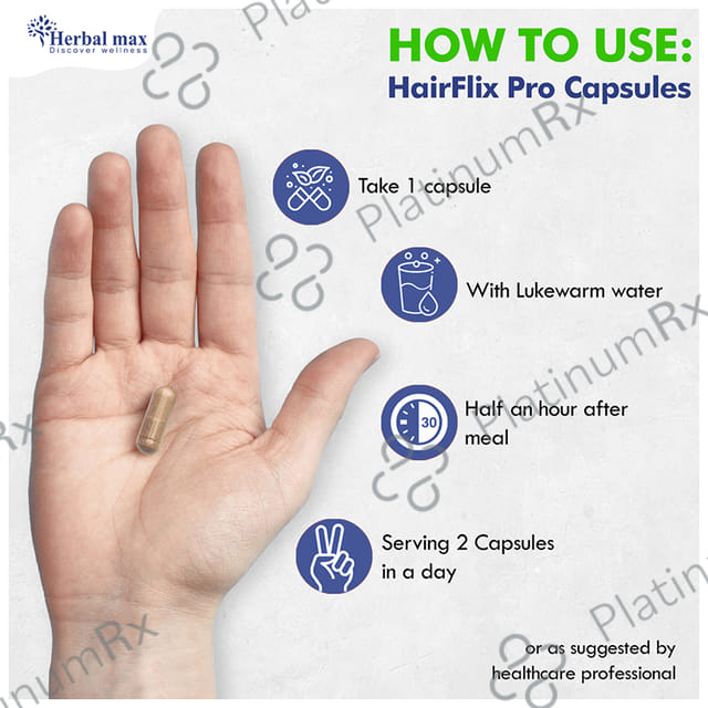 Herbal Max Hairflix Pro Capsule