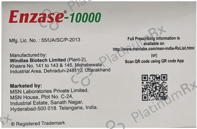 Enzase 10000EPU Capsule 10s
