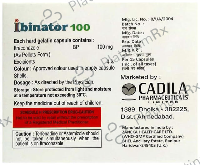 Ibinator 100 Capsule 15 Capsule