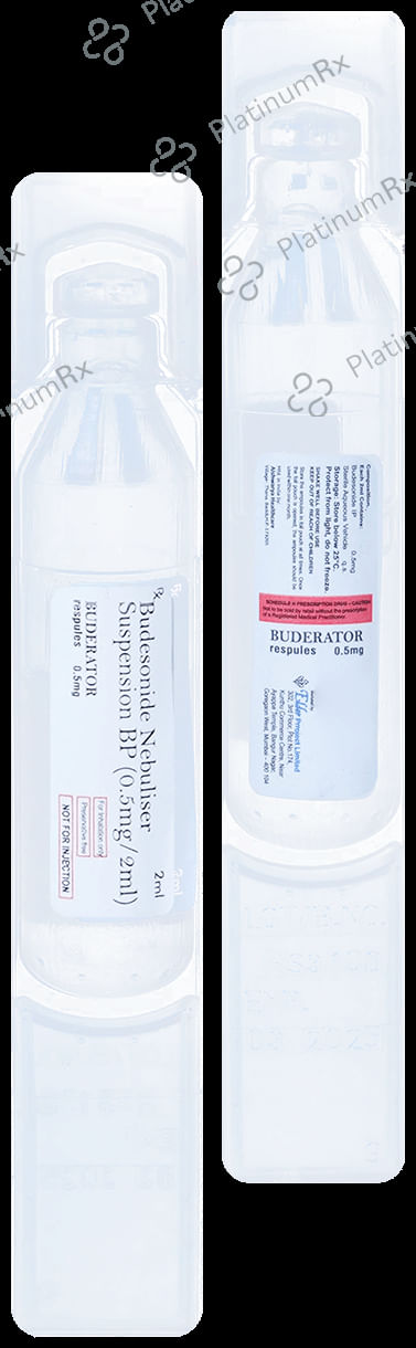 Buderator 0.5mg Respules 5X2ml