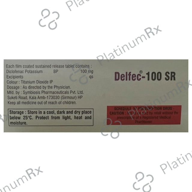 Delfec 100 SR Tablet