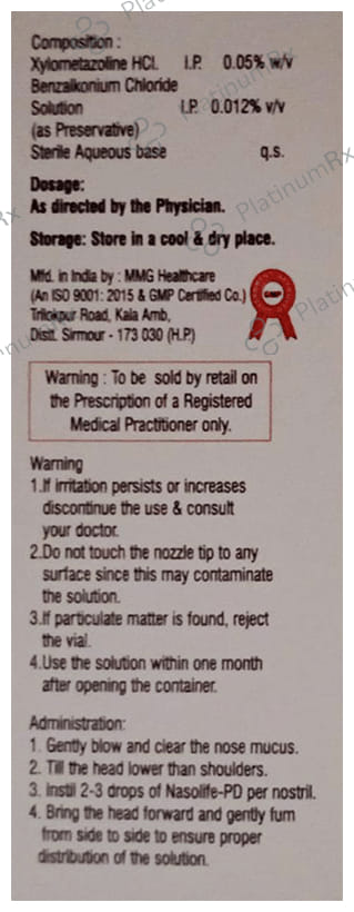 Nasolife-PD Nasal Drops