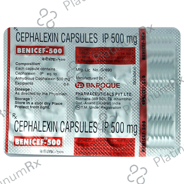Benicef 500mg Capsule