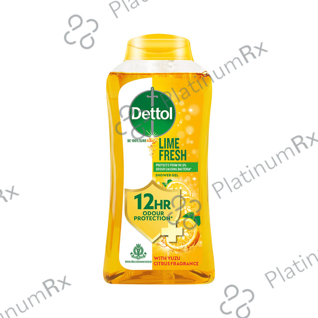 Dettol Lime Fresh Bodywash & Shower Gel pH Balanced & Soap Free 250ml