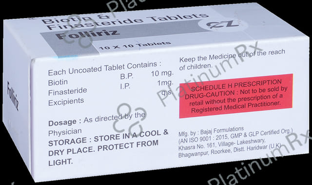 Folliriz 10mg/1mg Tablet