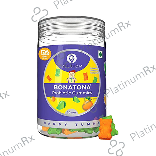 Velbiom Bonatona Probiotic Gummies Kaccha Mango x Tangy Orange
