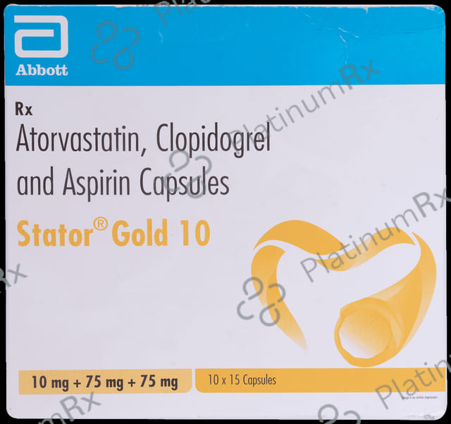 Stator Gold 10mg Capsule 15s