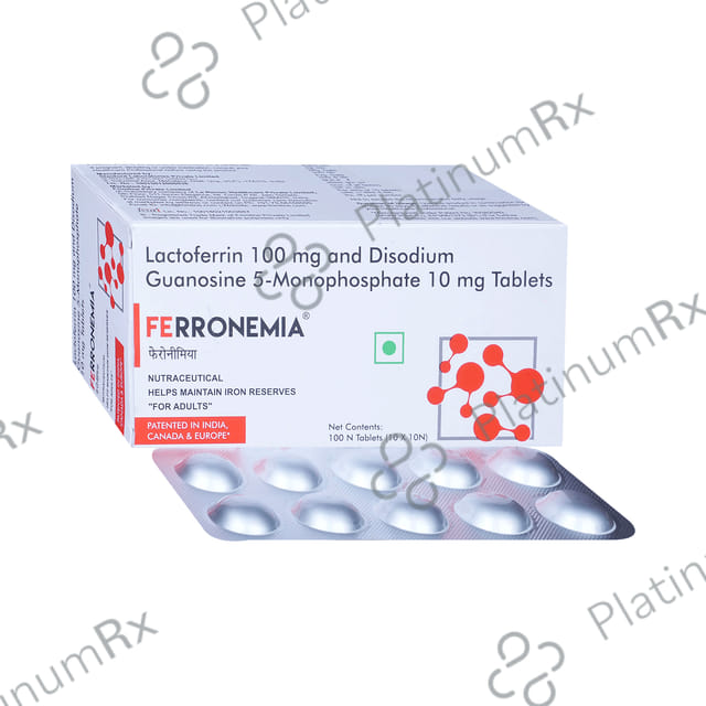 Ferronemia 100/10mg Tablet 10s