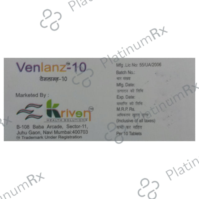 Venlanz 10 Tablet MD