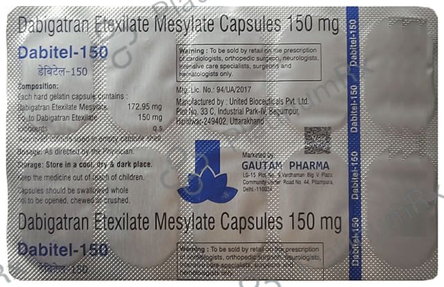 Dabitel 150mg Capsule 10s
