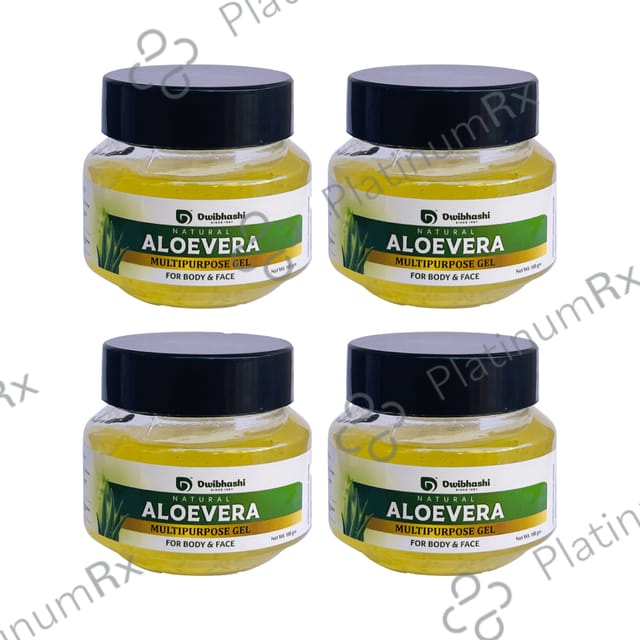 Dwibhashi Aloevera Gel (100gm Each) 4 jar
