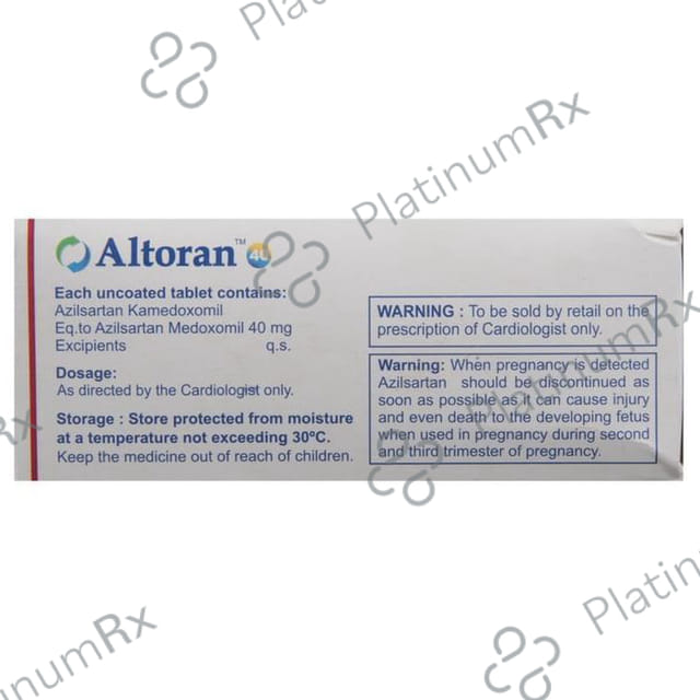 Altoran 40mg Tablet 10s