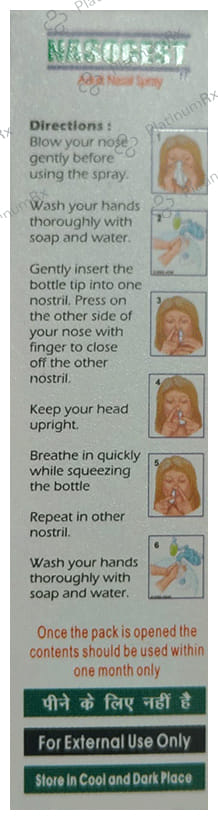 Nasogest Adult Nasal Spray 10ml