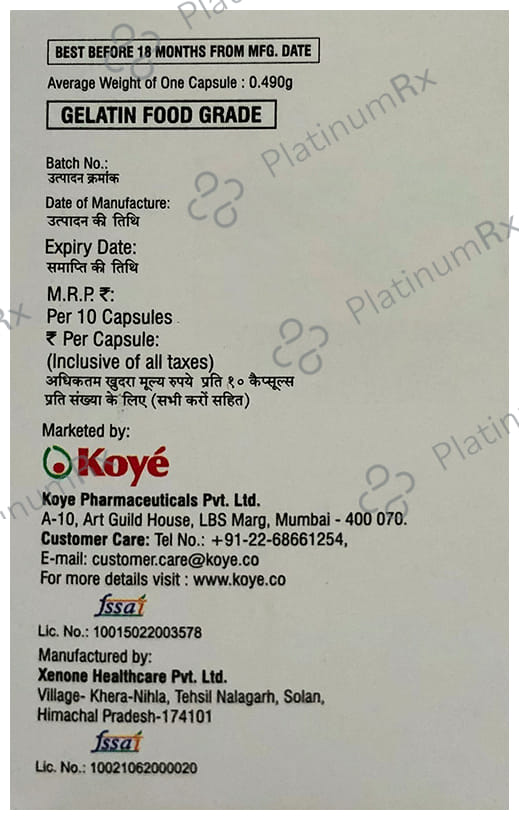 Coetrie 200mg Soft Gelatin Capsule 10s