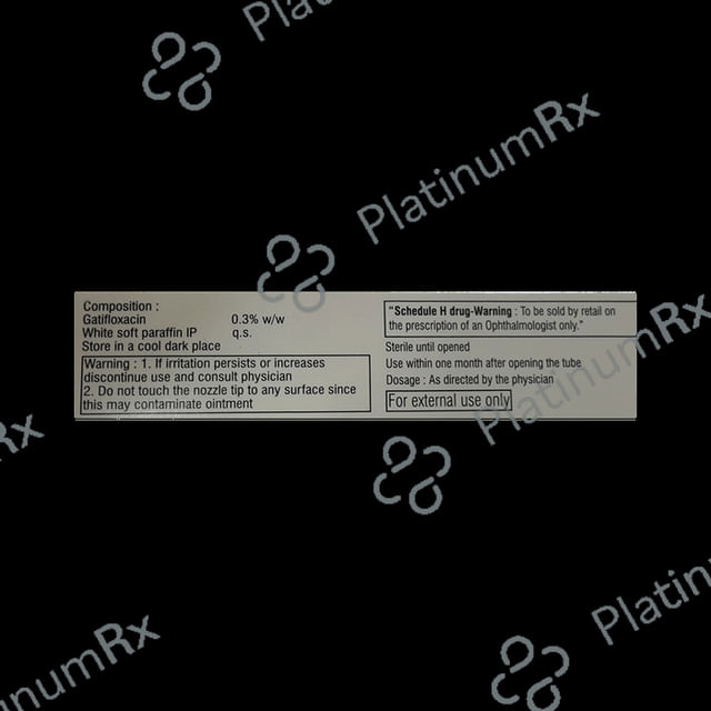 Zymar 0.3% w/w Eye Ointment 5gm