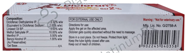 Dicloran Gel 30gm for Powerful Pain Relief