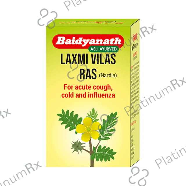 Baidyanath Laxmivilas Ras Tablet - For Cough, Cold, Headache & Fever