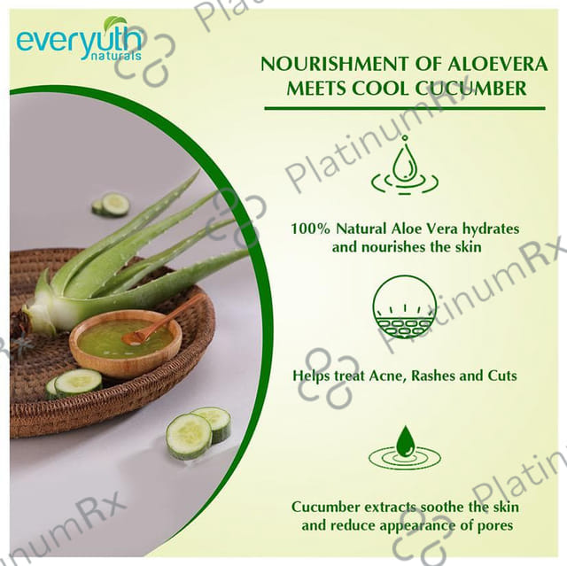 Everyuth Naturals Nourishing Aloevera & Cucumber Gel 100 gm