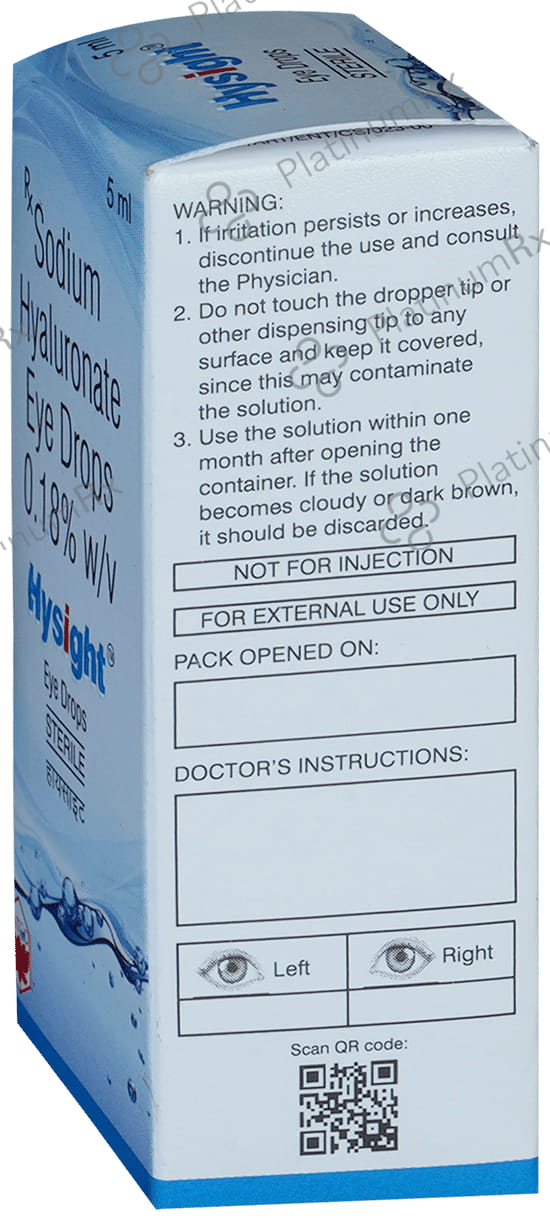 Hysight Eye 1.8mg Eye Drop 5ml