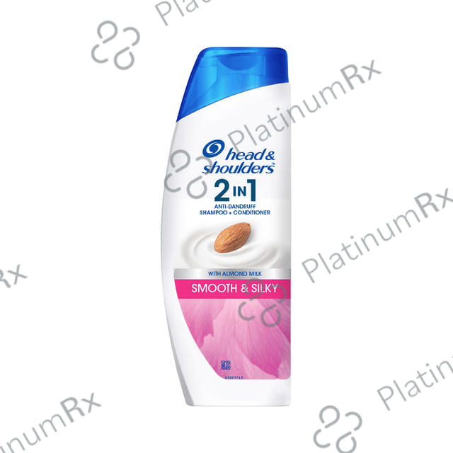 Head & Shoulders Smooth & Silky 2 in 1 Anti-Dandruff Shampoo+Conditioner 180 ml