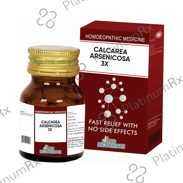 LDD Bioscience Calcarea Arsenicosa 3X 25 gm