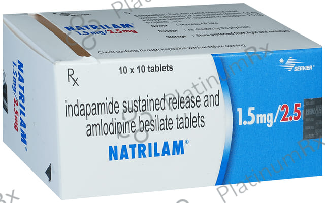 Natrilam 2.5/1.5mg Tablet SR 10s