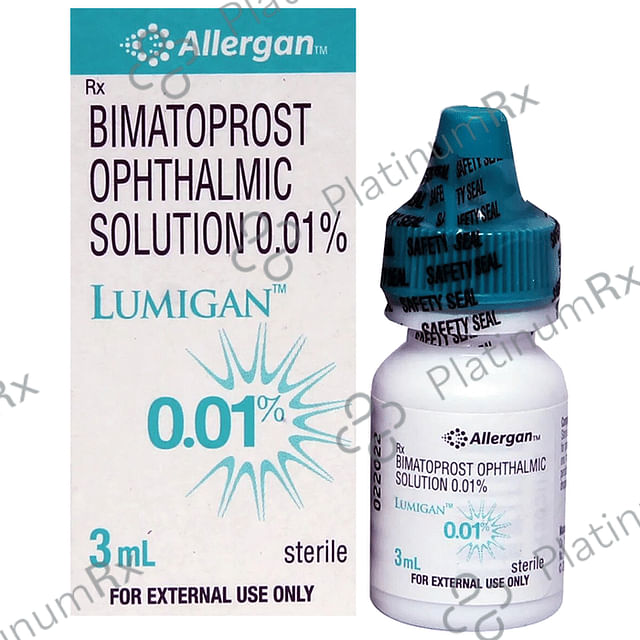 Lumigan 0.01% Opthalmic Solution 3ml