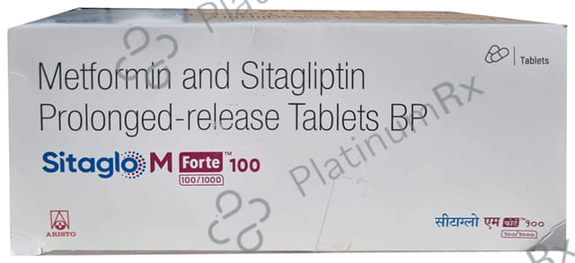 Sitaglo M Forte 1000/100mg Tablet PR 15s