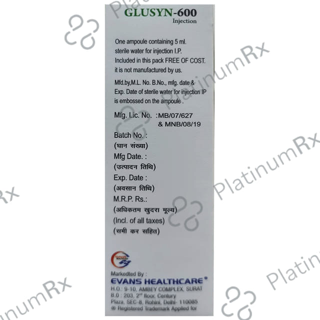 Glusyn 600 Injection