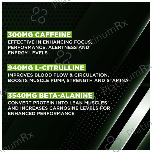 Dr. Morepen Muscle Food Pre Workout 300 Pineapple Play