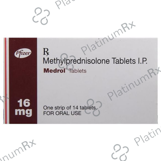 Medrol 16mg Tablet 14s