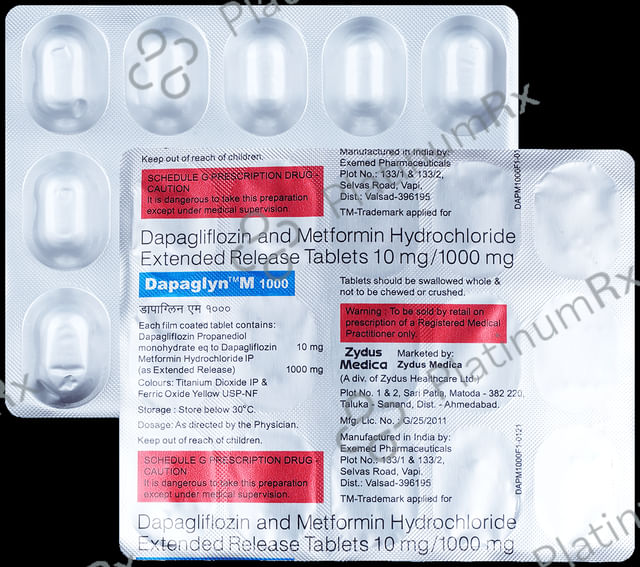 Dapaglyn M 1000mg Tablet ER 15s